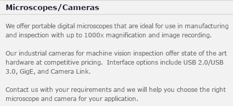 Microscopes/Cameras About